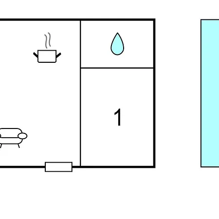 Apartment 1 Bedroom Awesome In *